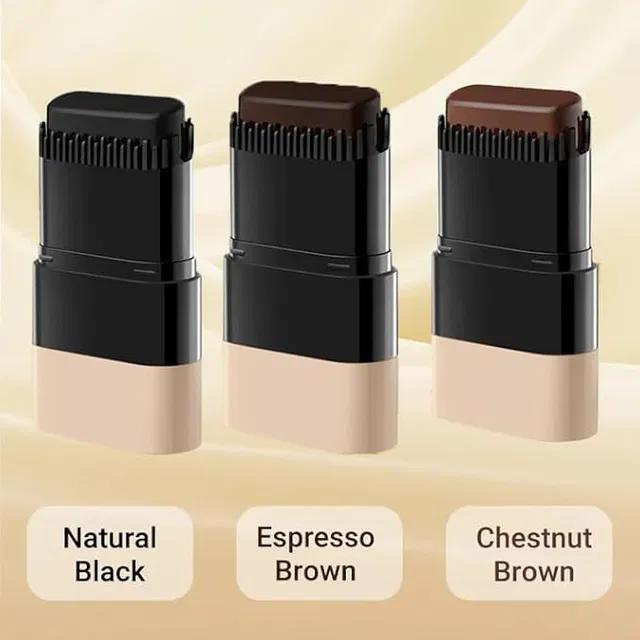 Instant Hair Dye Stick with Built-in Comb, Gray Hair Dye, 2-in-1 Touch-Up Comb